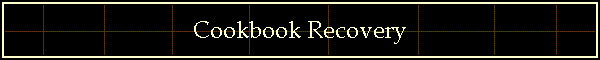 Cookbook Recovery